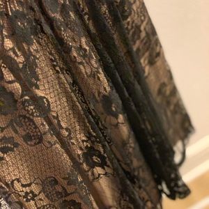 Flirty black lace dress!